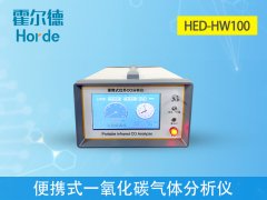 便攜式一氧化碳氣體分析儀，可同時檢測環境的溫濕度